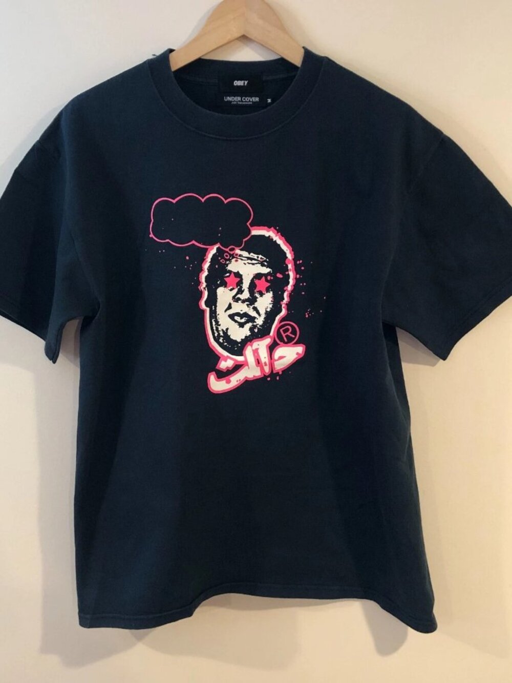 100% Authentic UNDERCOVER Jun Takahashi x OBEY Shepard Fairey T-Shirt Medium M
